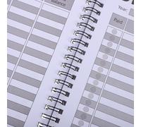 SHINEOFI Suivi Des Factures Mensuelles Cahier Budget Money Organiser Black