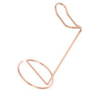 SHINEOFI Support Casque de Bureau Fer Porte-écouteurs Design pour Casque Gaming Rangement Stable et Adapté Maison et Bureau Finition Rose Doré