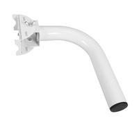 SHINEOFI Support D'antenne Extérieure Réglable en L pour Montage Mural Poteau, Mât de Fixation Robuste Compatible Surveillance Vidéo, Installation Signal Améliorée pour Usage Extérieur