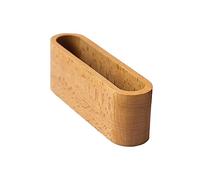 SHINEOFI Support De Bureau En Bois Rétro, Porte-cartes De Visite Compact Base De Protection, Organiseur De Cartes Pour Bureau, Réunion Et Exposition