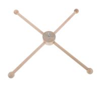 SHINEOFI Support de Carillon Éolien Bois pour Kit Mobile avec Accessoires de Suspension pour Décoration Intérieure ou Extérieure Support Table pour Carillon