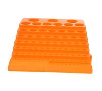 SHINEOFI Support de Coupe-brusque boîtes de Rangement pour Embouts Outil Porte-bit magnétique organisateurs Organisateur de forets Porte-Embout boîtes de Rangement pour forets Abdos Orange