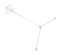 SHINEOFI Support De Drapeau De Table en Métal Et Verre, Porte-Drapeau De Bureau Y, Base Stable pour Réunion Et Négociation, Accessoire Décoratif Transparent pour Drapeaux Affichage Professionnel