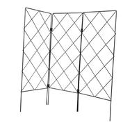 SHINEOFI Support de Jardin Pliable Fer Robuste pour Plantes Grimpantes Cadre Stable pour Vigne Légumes et Fleurs Installation Facile