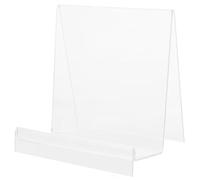 SHINEOFI Support de Livre en Acrylique Transparent pour Photos et Œuvres | Présentation Élégante, Vue Claire et Design Moderne, Usage Bureau ou Salon, Montage Rapide
