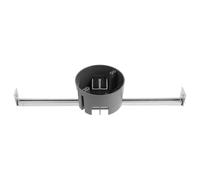SHINEOFI Support de Plafond Rond pour Fixation Sécurisée pour Boîte Électrique avec Tige Robuste Installation Facile Divers Environnements