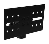 SHINEOFI Support de Projecteur en Fer Noir Robuste Plateau Ajustable 17,5x12,5cm, Compatible pour Projecteurs et Ordinateurs Portables Lors D'événements en Extérieur