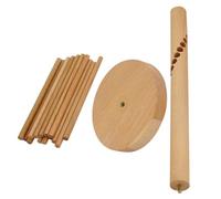 SHINEOFI Support de Séchage pour Spaghettis en Bois Beige, Cintre à Nouilles Rustique et Pratique, Matériau Sain Séchage Rapide à Domicile Cuisine