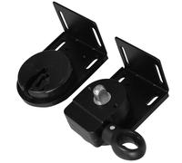 SHINEOFI Support de Store Enrouleur Extérieur Noir Résistant pour Installation Plafond Compatible avec Stores Occultants Extérieurs Fiable pour Fixation sans Cordon et Contrôle Lumineux