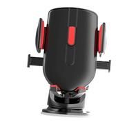 SHINEOFI Support de téléphone à Ventouse téléphone d'aspiration Titulaire Ventouse Telephone Portable Support de Telephone pour Voiture Support de Voiture pour téléphone Gel de silice Rouge
