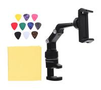 SHINEOFI Support de Téléphone en Plastique Rotation 360° pour Mobile, Pupitre Pratique pour Guitare et Activités en Extérieur