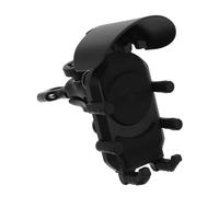 SHINEOFI Support de Téléphone pour Guidon de Moto avec Amortisseur Antivol Compatible GPS et Smartphone Fixation pour Vélo et Scooter Absorption des Chocs pour Navigation Sécurisée