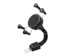 SHINEOFI Support de Téléphone X Forme de X pour Support Antichoc pour Smartphone avec Rotation Installation Facile