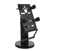 SHINEOFI Support de Terminal de Carte de Crédit Réglable en Largeur 62-95mm, Support de Point de Vente Rotatif en Abs Noir, Angle Ajustable, pour Comptoirs et Commerce de Détail