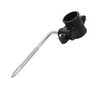 SHINEOFI Support de tom en L pour batterie électronique, support pour pad de percussion de batterie électronique, tige en L, embout anti-vibration en plastique, ajustement réglable,