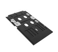 SHINEOFI Support d'impression De Cartes PVC 86x54 Mm, Plateau Professionnel Double Fente Anti-Usure, Bac pour Imprimante De Cartes D'identité Compatible R330 L805, Usage Bureau