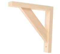 SHINEOFI Support Étagère Bois Massif Équerre Murale pour Étagères Flottantes Fixation Solide et Facile à Installer Support Stable pour Rangement Polyvalent Charge Renforcée