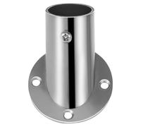 SHINEOFI Support Mural Incliné pour Tringle à Rideau Acier Inoxydable 25 MM Support Triangulaire Haut pour Barre de Porte-Serviettes Pied Porte-Canne Robuste Accessoire Salle de Bain