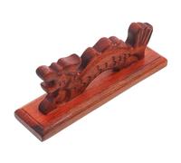 SHINEOFI Support Pinceaux Bois Massif Forme Dragon Porte-plume Calligraphie Chinois Étagère pour Rangement et Organisation des Pinceaux de Peinture et Écriture