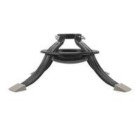 SHINEOFI Support pour Sapin de Noël en Fer Vert Base Circulaire Stable à Quatre Pieds Taille Moyenne Support pour Arbre Véritable D’Intérieur Décoration Saisonnière et Usage Polyvalent