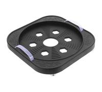 SHINEOFI Support Roulant pour Pots de Fleurs Noir, Plateau Mobile Surélevé pour Réservoir de Gaz, Socle Stable avec roulettes, Étagère Mobile pour Plantes D’intérieur et Extérieur, Chariot