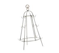 SHINEOFI Support Suspendu pour Barbecue en Acier Inoxydable Grille de Cuisson Petite Taille avec Crochets Accessoire Pratique pour Barbecue Extérieur et Camping