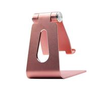 SHINEOFI Support Téléphone de Bureau Pliable Robuste et Durable Support pour Smartphone et Tablette Angle avec Surface Protégée pour Diffusion Direct et Visionnage
