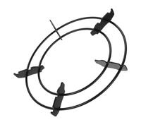 SHINEOFI Support Wok Gaz Fonte Adaptateur Wok Pour Bruleur Gaz Anneau Cuisiniere Avec Reducteur Fixation Robuste Support Cuisiniere Compact