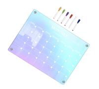 SHINEOFI Tableau Magnétique pour Réfrigérateur Planificateur Coloré Effaçable à Sec Organiseur Décoratif Aimanté Réutilisable avec Stylo Bureau Maison École