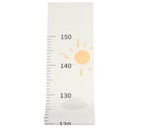 SHINEOFI Tableau mural de croissance pour enfants autocollant de mesure de taille Giraffe Bear en tissu 1 pièce pour chambre de bébé et murs intérieurs