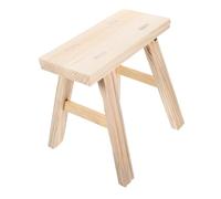 SHINEOFI Tabouret Bois Massif Petit Siège Polyvalent pour Changer de Chaussures et Repos Tabouret Stable pour Intérieur Support Plantes et Escabeau Compact pour Salle de Bain et Chambre