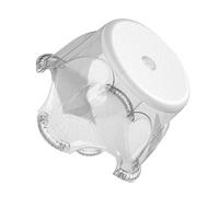 SHINEOFI Tabouret de Salle de Bain Transparent Moyen en Pet Épaissi, Antidérapant Repose-Pieds, Tabouret Domestique Polyvalent pour Toilettes et Usage Quotidien, Siège Sécurisé pour Garçon