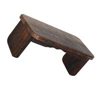 SHINEOFI Tabouret Zen en Bois, Banc de Contemplation, Couleur Café, Portable, pour Cours de Contemplation et Parc, Respiration Plus Profonde