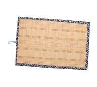 SHINEOFI Tapis De Sushi Rectangulaire Décoration Murale Tissée Main Avec Finition Tissu Floral Bleu Pour Style Et Feng Shui