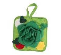 SHINEOFI Tapis Renifleur Interactif pour Petits Animaux Tapis Alimentation pour Lapins Hamsters et Furets Jeu Éducatif pour Ralentir la Prise Alimentaire et Stimuler Intelligence