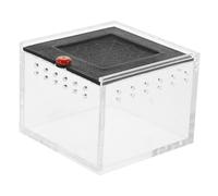 SHINEOFI Terrarium Transparent pour Reptiles avec Ventilation, Boîte en Acrylique Robuste, Modèle Moyen pour Observation Et Élevage D'araignées Et Insectes, Adapté Aux Animaux Domestiques