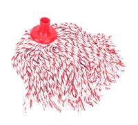 SHINEOFI Tête de Balai de Rechange en Coton pour Serpillière Ronde Absorption Rapide Compatible Sols Durs et Stratifiés Recharge Solide pour Balai Ménager