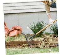 SHINEOFI Tête De Râteau De Jardin Acier Au Outil De Jardinage pour Désherbage Nivellement De Pelouse Et Ameublissement du Sol