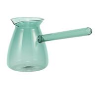 SHINEOFI Théière Turque en Verre Borosilicaté 450 Ml avec Poignée Latérale Ergonomique, Cafetière Résistante la Chaleur pour Préparation de Café et Thé, Accessoire Maison Pratique