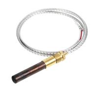 SHINEOFI Thermocouple Fil Aluminium pour Chauffe-Eau à Gaz et Cheminée Compatible avec Gaz Naturel et Liquéfié avec Raccord Fileté Fixe pour Sécurité et Efficacité