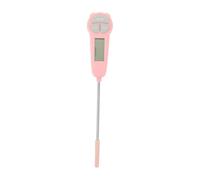 SHINEOFI Thermomètre Numérique de Cuisson Portable Rose Lecture Instantanée Plage 50°C à 300°C Acier Inoxydable et ABS Thermomètre Alimentaire Précis pour Barbecue Viande et