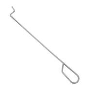 SHINEOFI Tisonnier Multifonction en Acier Inoxydable Crochet Résistant pour Barbecue, Poêle à Bois et Cheminée Ustensile Cuisine de Camping Solide et Polyvalent pour Manipulation Sécurisée