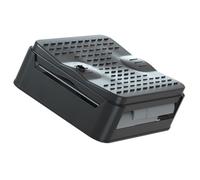 SHINEOFI Toilettes Portables Pliables en PP Noir et Gris Pot D’Urgence Compact pour Voiture Toilettes de Camping Légères et Résistantes Boîte de Rangement Pliable pour Voyages et Plein