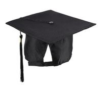SHINEOFI Toque de Remise de Diplôme en Carton Noir pour Adultes, Taille Unique Légère, Chapeau de Cérémonie Universitaire, Accessoire pour Remise des Diplômes et Célébrations Académiques