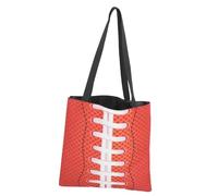 SHINEOFI Tote Bag Shopping Réutilisable à Thème Rugby Léger Capacité Importante Cabas Femme Multifonction Quotidien