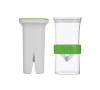 SHINEOFI Trancheur Multifonction Vert pour Légumes et Fraises en Acier Inoxydable, Design Compact et Facile à Prendre en Main, Outil Portable Cuisine Pratique