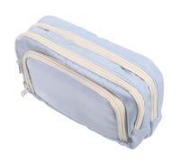 SHINEOFI Trousse à Crayons Capacité avec Compartiments Multiples Organisateur Polyester pour Étudiants et Artistes Pochette de Rangement Portable pour Fournitures Scolaires et Outils Art