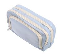 SHINEOFI Trousse à Crayons Grand Format avec Compartiments Pochette de Rangement pour Stylos et Fournitures Scolaires Organisateur de Papeterie et Portable pour Étudiants et Artistes