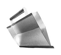 SHINEOFI Truelle à Béton en Acier Inoxydable Outil de Maçonnerie Truelle de Finition Murale Bordure en Béton Plâtrage Intérieur 1 Pièce Outil Multifonction