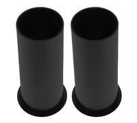 SHINEOFI Tubes de Sortie pour Haut-Parleur 2 Pcs 60 X 150 Mm en Plastique Transparent Tube Évent Bass-Reflex pour Caisson de Basses Amélioration des Basses pour Enceintes Domestiques